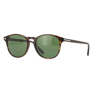 New TOM FORD Lewis Havana Round FT1097/S 52N Sunglasses Women